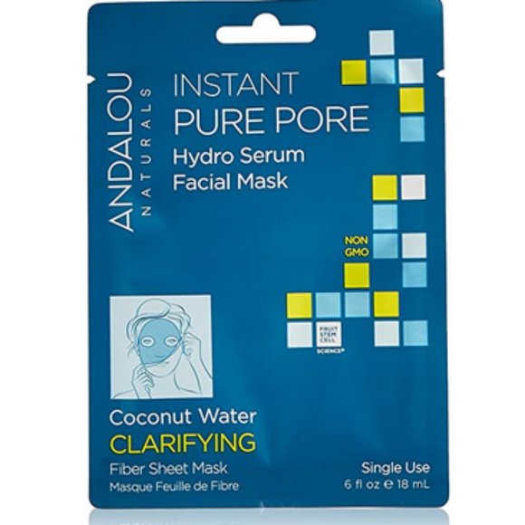 Andalou Naturals Instant Pure Pore Facial Sheet Mask (set of 6) - Picture 3 of 7
